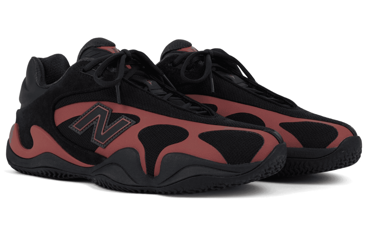 This Red New Balance Maxey V1 Calls Back to the Iverson ...