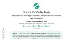Tencent WorkBuddy Bench: A Multi-Domain Coding-Agent Benchmark with Contamination-Resistant Task Construction