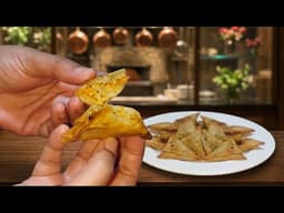 Crispy Chicken & Vegetable Samosas! 😋