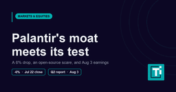 Palantir Stock's 6% Drop Is a Moat Test Before August 3 ...