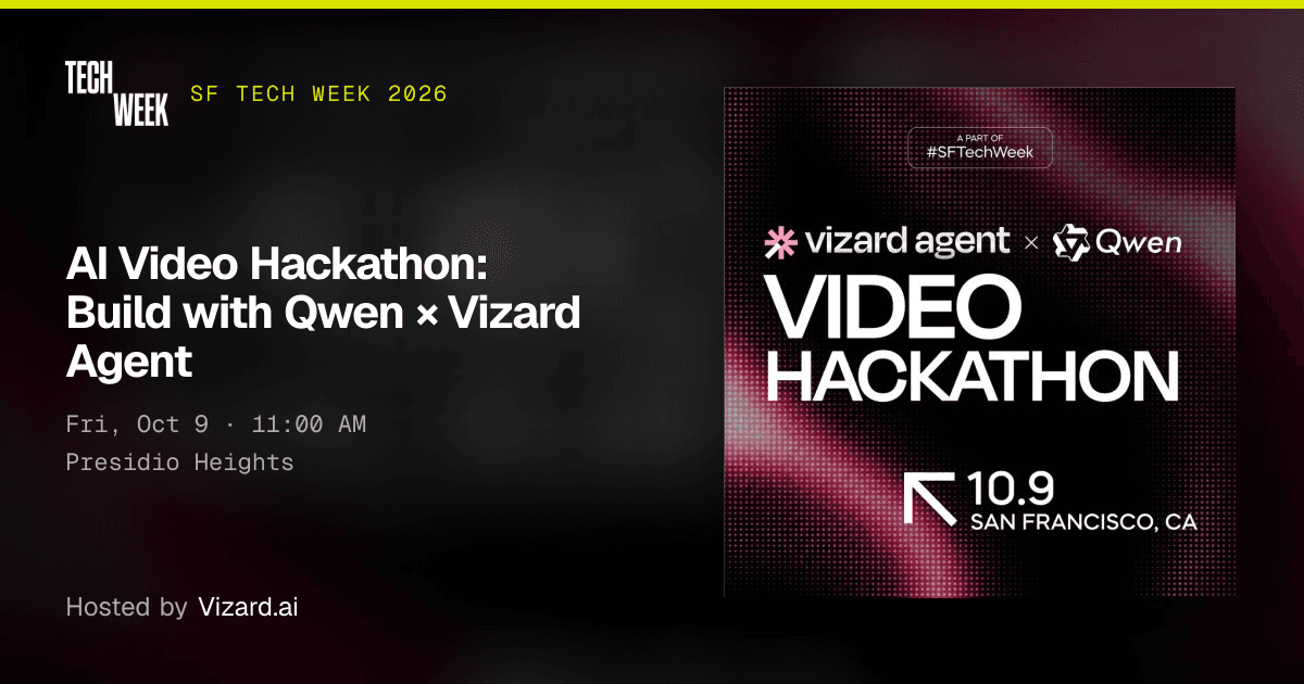 AI Video Hackathon: Build with Qwen × Vizard Agent