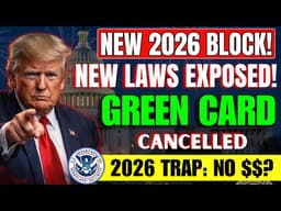 Lose Your Green Card, Lose Your Social Security? New 2026 Laws Exposed!