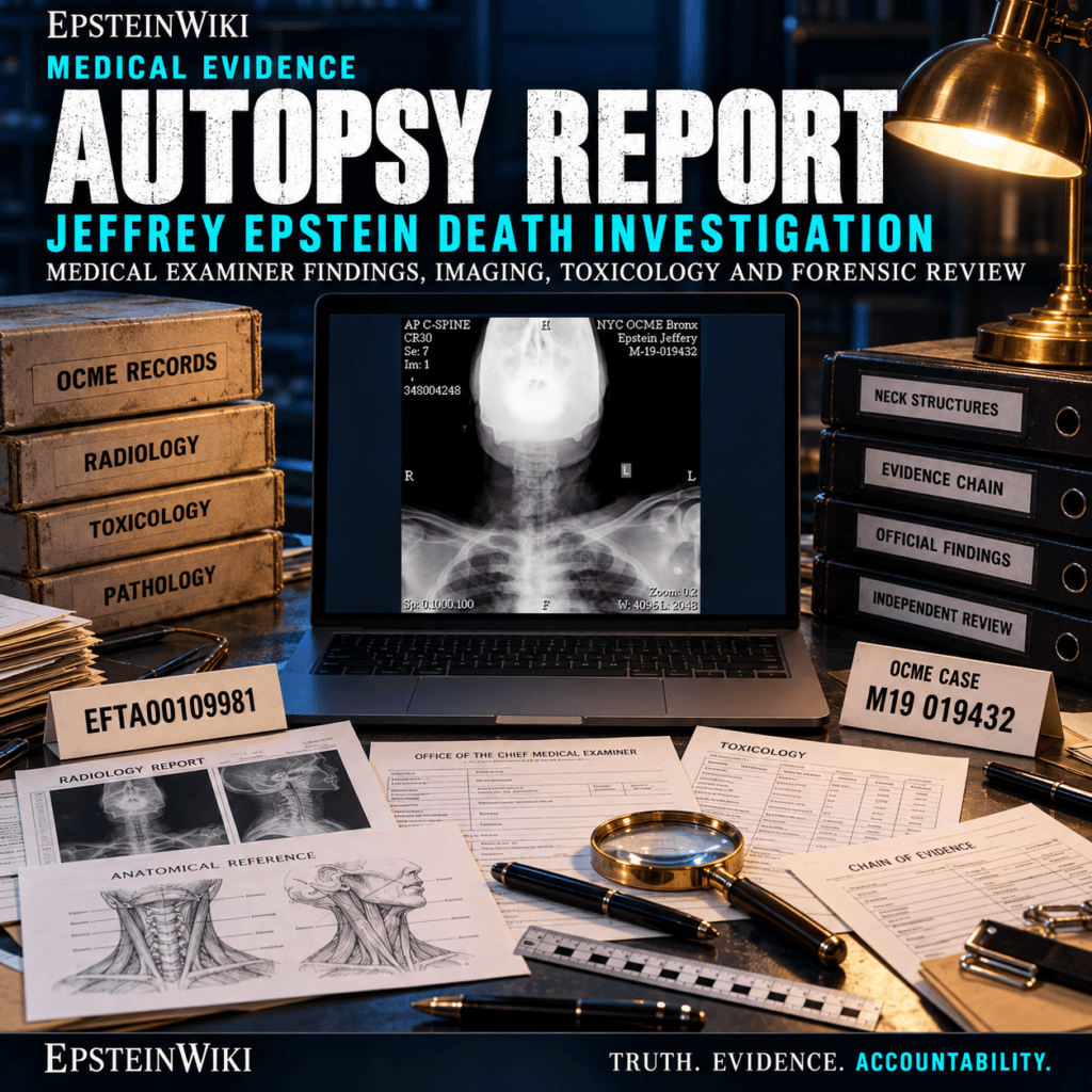 Jeffrey Epstein Autopsy and Associated Records