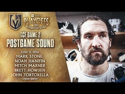 🎥 SCF Game 2 POSTGAME SOUND: Stone, Hanifin, Marner, Howden, & Tortorella