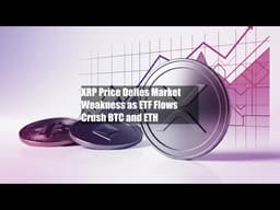 XRP Price Defies Market Weakness as ETF Flows Crush BTC and ETH