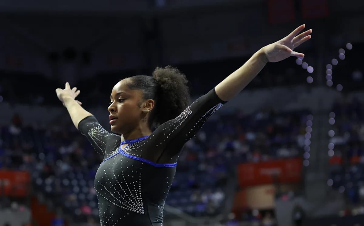 Florida gymnastics All-American earns two gold medals at ...