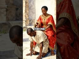 She Had No Chair… So She Made One Out of a Person 👑