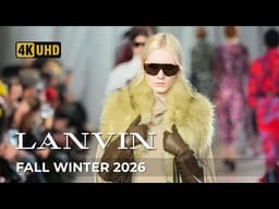 Lanvin Fall Winter 2026/27 Fashion Show | Paris Fashion Week