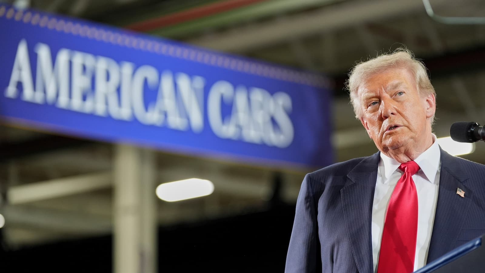 Trump is set to defend his economic policies in Michigan ...