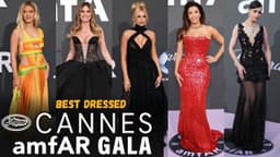 TOP 10 BEST DRESSED AT THE CANNES AMFAR GALA 2026!