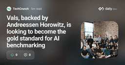 Vals, backed by Andreessen Horowitz, is looking to... - daily.dev