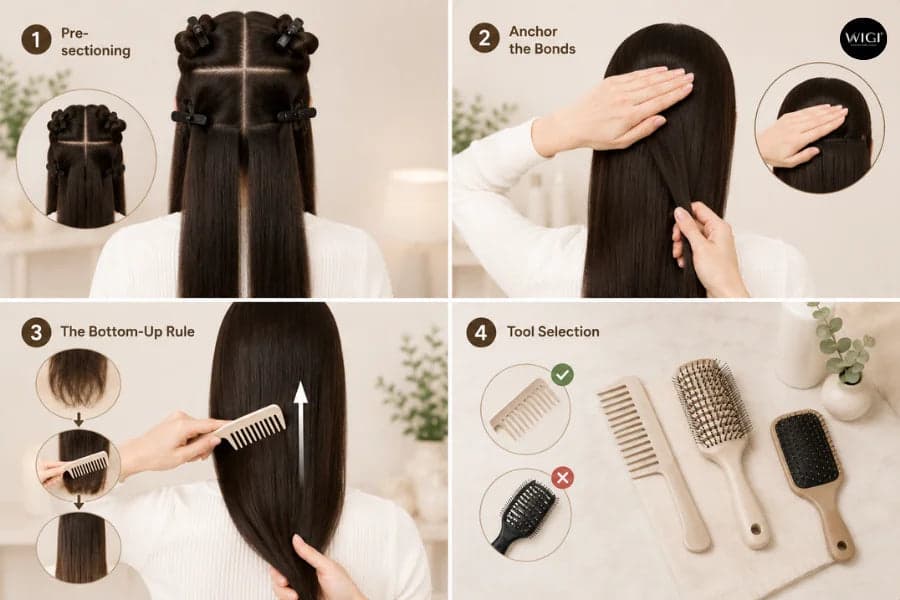How to Prevent Hair Breakage for Wigs & Hair Extensions