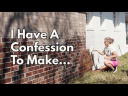 I painted my brick house white, and I have some thoughts