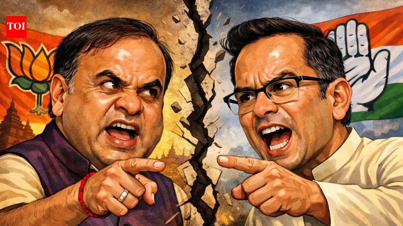 Sarma vs Gogoi: How a decade-old Congress rift turned into Assam's fiercest political showdown | India News - The Times of India