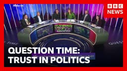 How can politicians restore trust and confidence in politics? | BBC Question Time