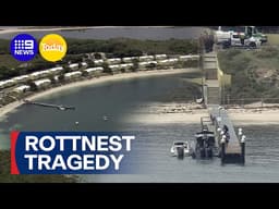Rottnest Island beaches remain open despite fatal shark attack | 9 News Australia