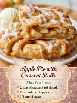 Apple Pie with Crescent Rolls Is the Easiest Cozy Dessert I Keep Making 