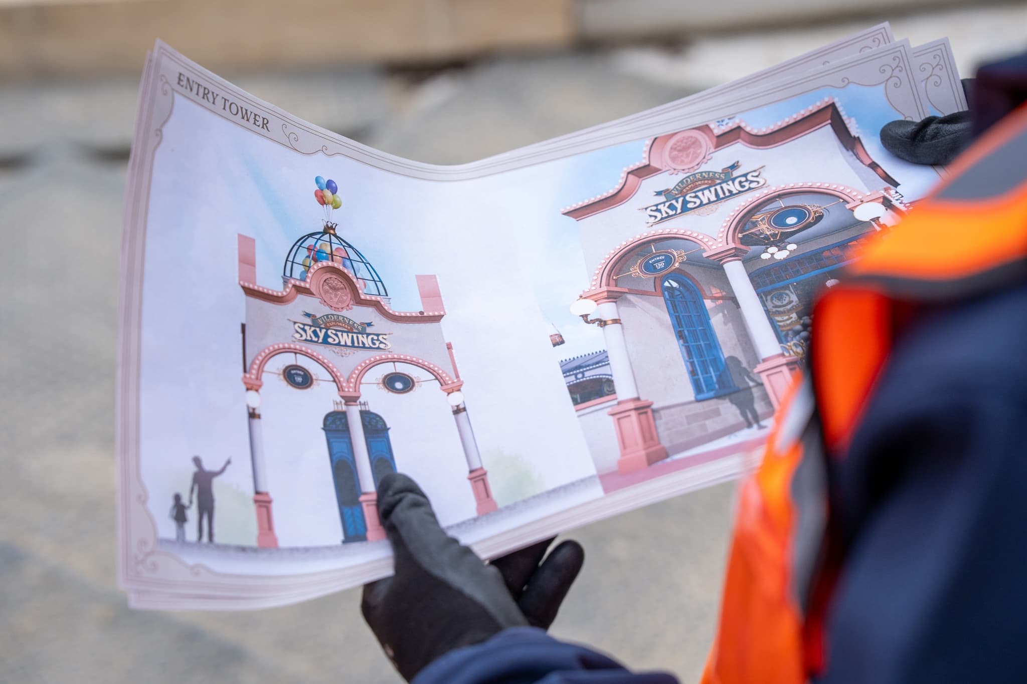 The new attraction inspired by Up will be named Wilderness Explorers Sky Swings! • DisneylandParis News