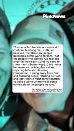 Renee Good's wife speaks out after fatal ICE shooting, remembers her as "kind" and "compassionate" | Watch