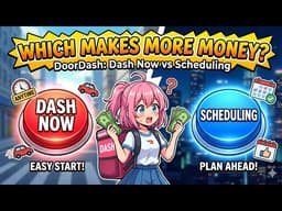 Dash Now vs Scheduling on DoorDash: Which Makes More Money?