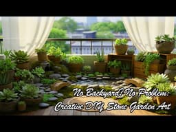 No Backyard? No Problem: Creative DIY Stone Garden Art for Tiny Outdoor Corners | Garden Corner DIY