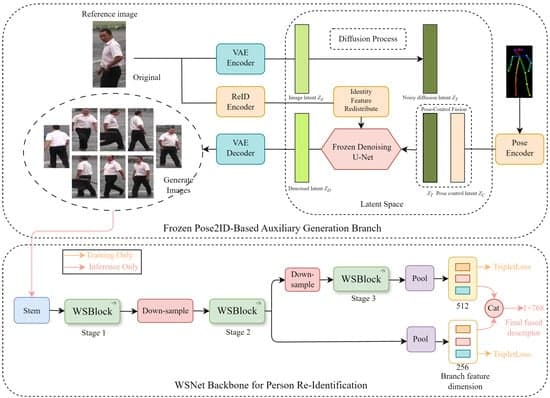 WSNet: Person Re-Identification Based on Wavelet Convolution and Assisted by Image Generation at Inference Time