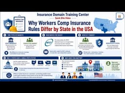 Why do workers compensation insurance rules differ from state to state in the USA?