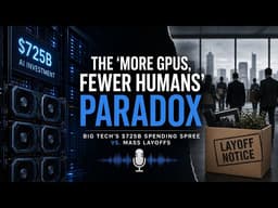 The 'More GPUs, Fewer Humans' Paradox: Big Tech's $725B Spending Spree vs. Mass Layoffs