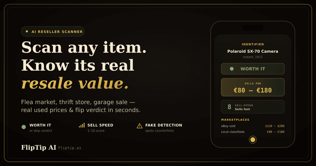 Reseller profit & inventory dashboard