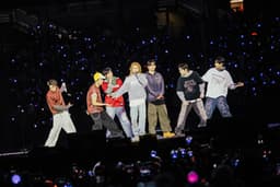 BTS fans create a sea of Korean flags at sold-out Stanford Stadium concert