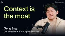 Inside Cogent's three-agent architecture for autonomous defense | Geng Sng (Co-founder, Cogent)
