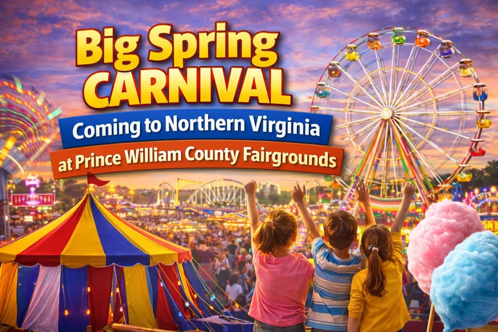 Big Spring Carnival Coming to Northern Virginia at Prince William County Fairgrounds - teamdda.com