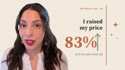 The 83% Etsy price increase that got me MORE sales ...