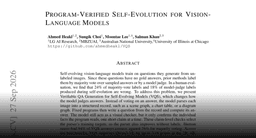 Program-Verified Self-Evolution for Vision-Language Models