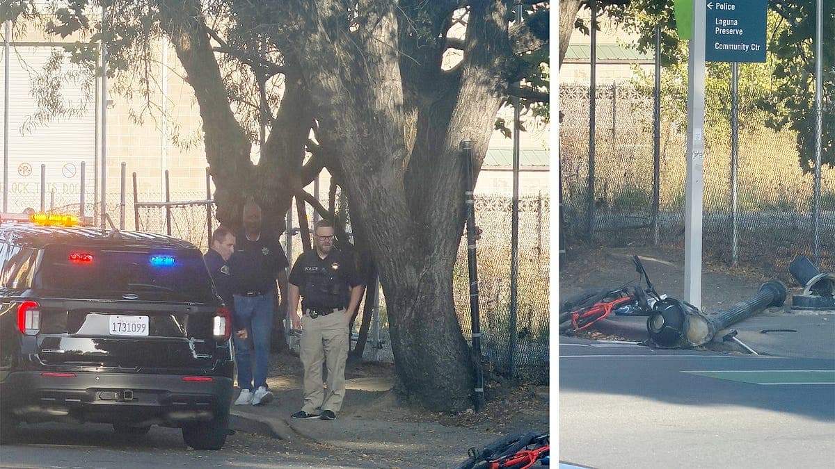 Wild but brief police chase goes the wrong way down McKinley in front of Whole Foods