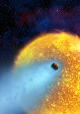 ESA - European astronomers observe first evaporating planet