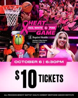 @MiamiHEAT: Get a first look at the 26-27 HEAT squad, all while supporting cancer research 🩷 Get your tix here -...