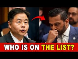 Kash Patel Got Destroyed By Ted Lieu - Refused To Answer Trump Epstein Client List Question.