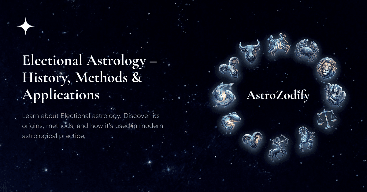 Electional Astrology: Best Timing for Action | AstroZodify