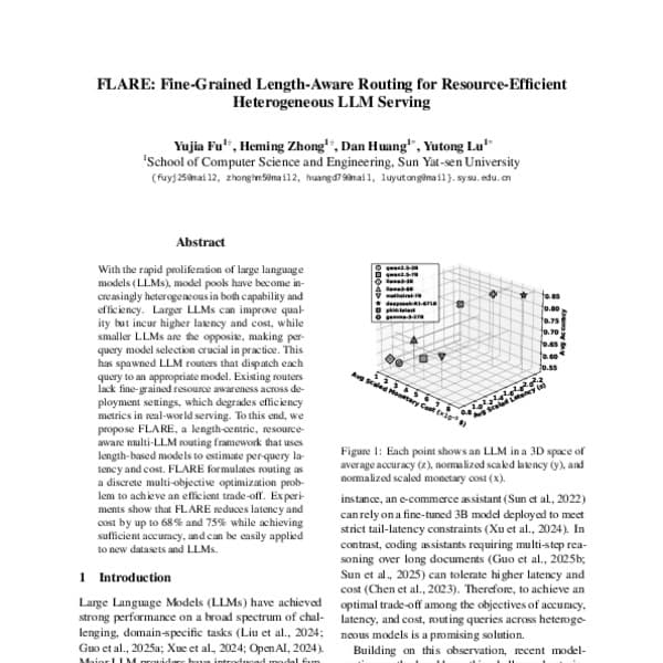 FLARE: Fine-Grained Length-Aware Routing for Resource- ...