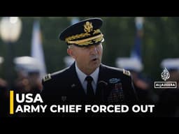 US Army chief ousted mid‑war as Trump ramps up strikes on Iran
