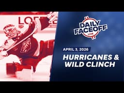 NHL Playoff Race Update: Hurricanes & Wild Clinch | Daily Faceoff Live