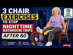 3 Chair Exercises to Stop Nighttime Bathroom Trips After 60