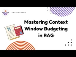 Mastering context window budgeting in RAG, boost accuracy, cut costs, and stop LLM hallucinations