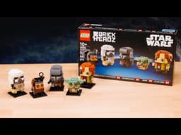 LEGO Star Wars The Mandalorian & Grogu BrickHeadz REVIEW | Set 40856