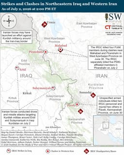 @TheStudyofWar: MORE | Iranian forces may have launched an effort against Kurdish militancy around the Iran-Iraq bor...