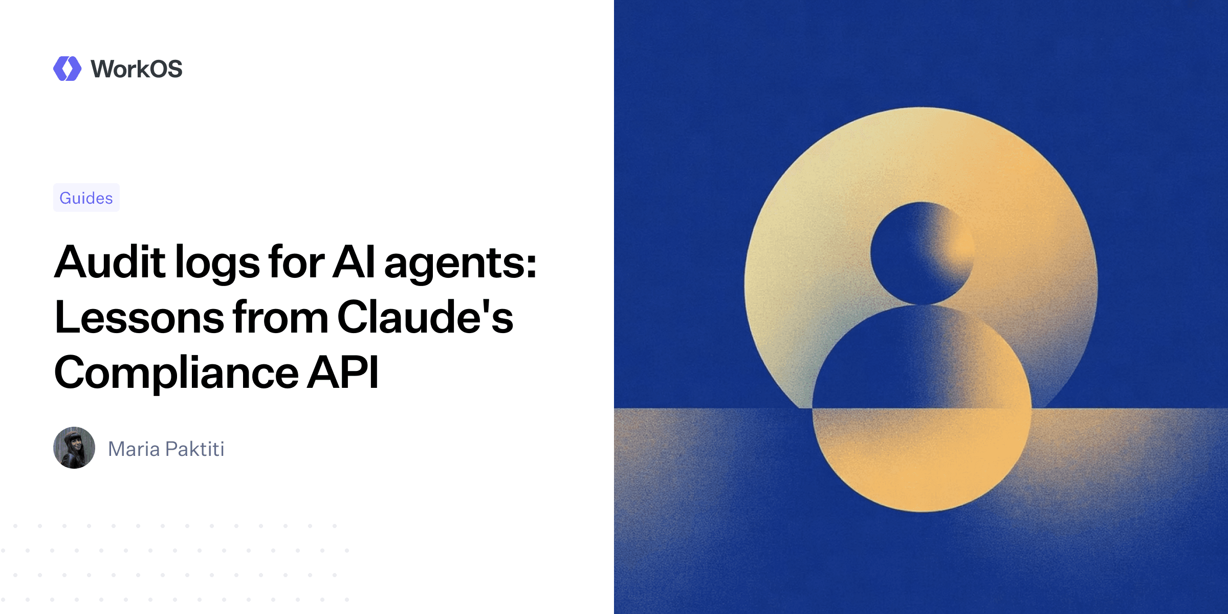 Audit logs for AI agents: Lessons from Claude's ...