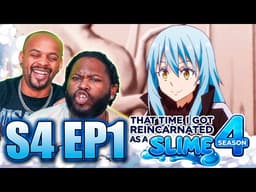 YESSSS SLIME IS BACK 👉 That Time I Got Reincarnated as a Slime Episode 1 S4  Reaction "New Days"