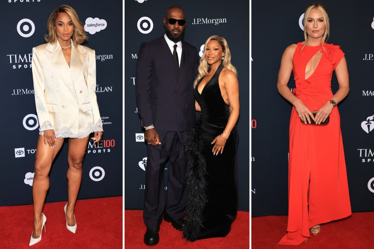 TIME100 Sports Gala 2026 red carpet: LeBron James, Ciara, Lindsey Vonn and more