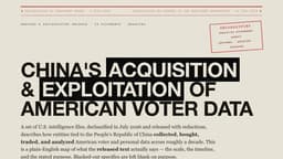 204 Million Voter Records: What the Declassified China Files Actually Say